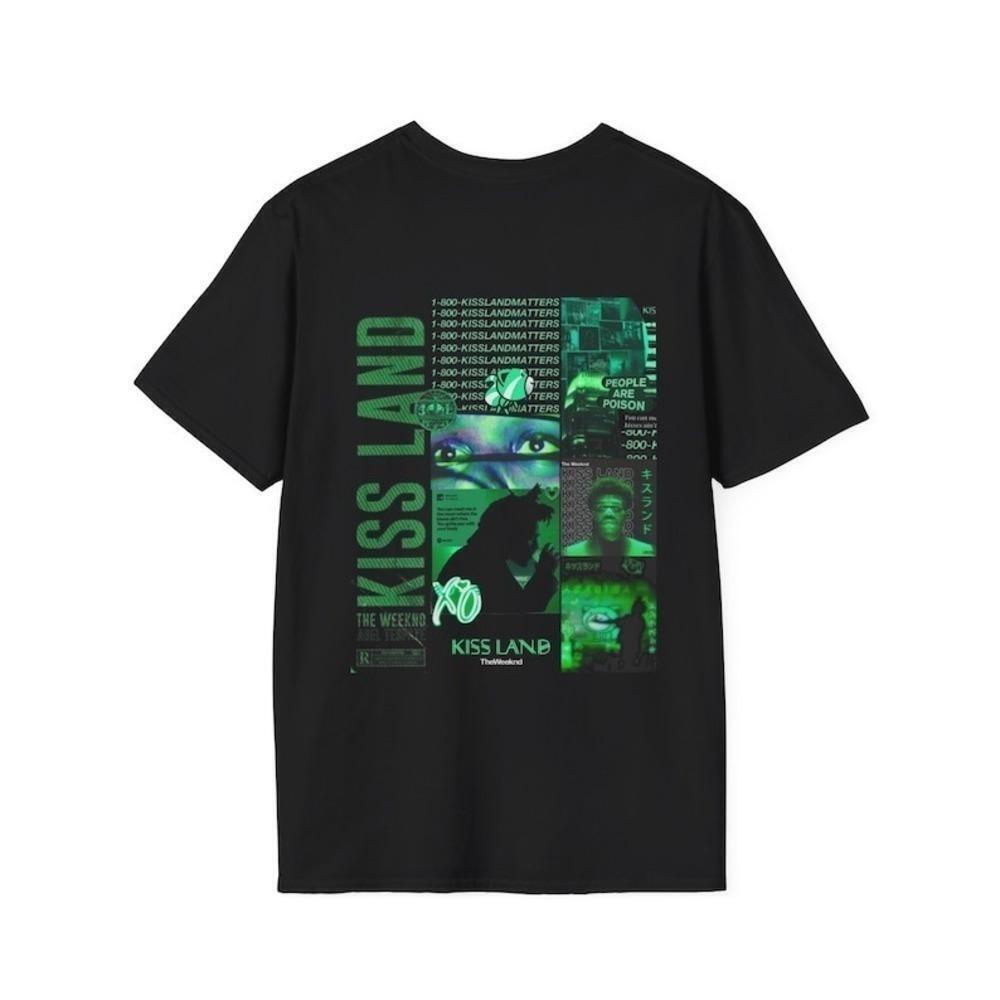 The Weeknd Kiss Land Xo Streetwear Music Graphic T-Shirt